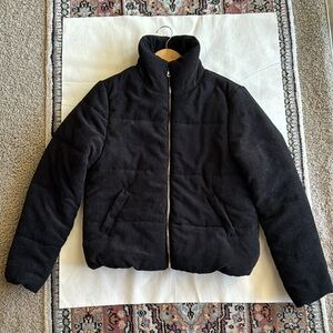 AMBIANCE OUTERWEAR CORDUROY PUFFER JACKET
 Size Medium